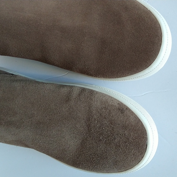 Blondo Waterproof Suede Leather Fur Details Ankle Sneakers Booties Size 8.5 - Picture 4 of 13